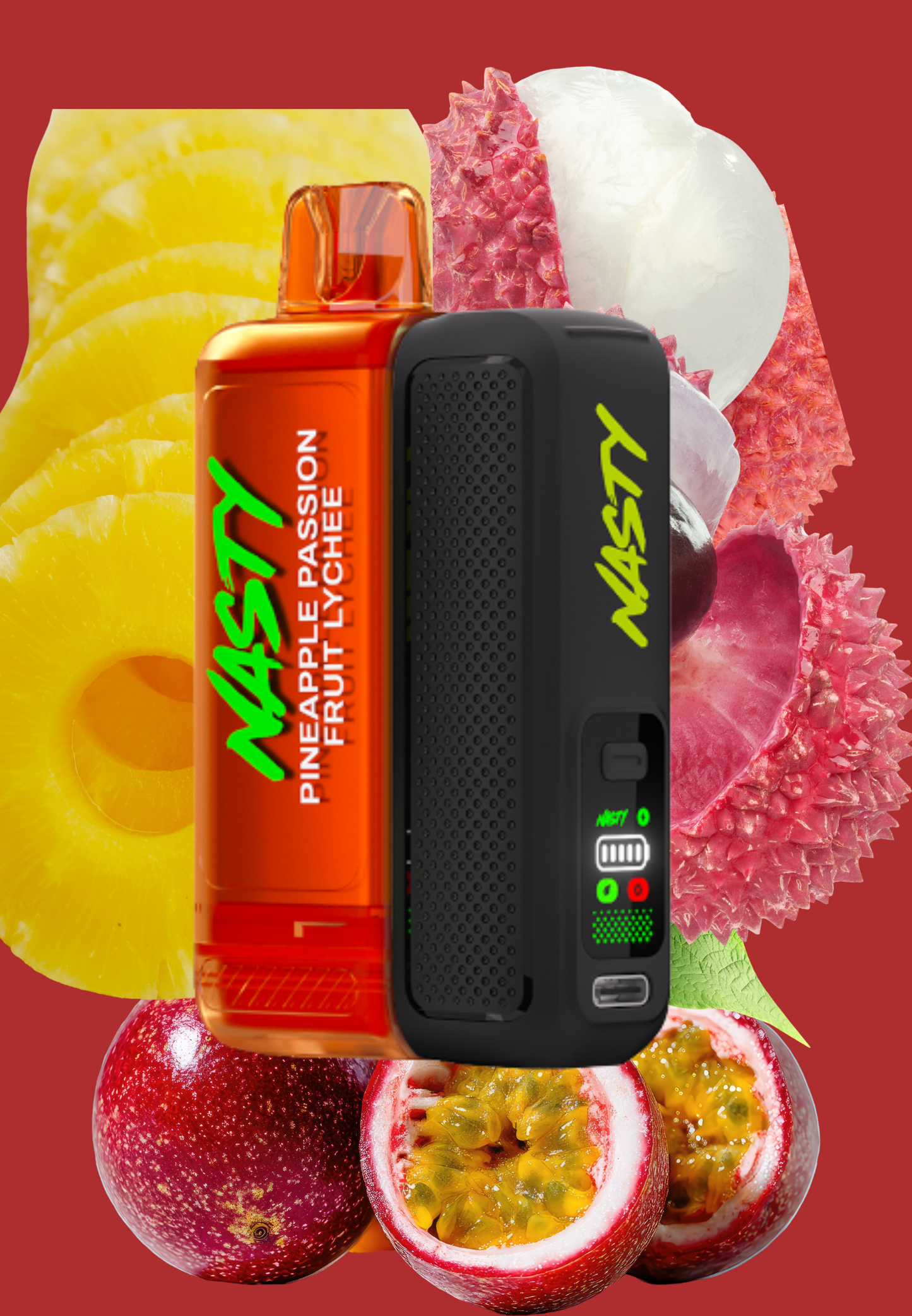 Nasty VERSA S KIT 30000 – 50mg (Pineapple Passion Fruit Lychee)