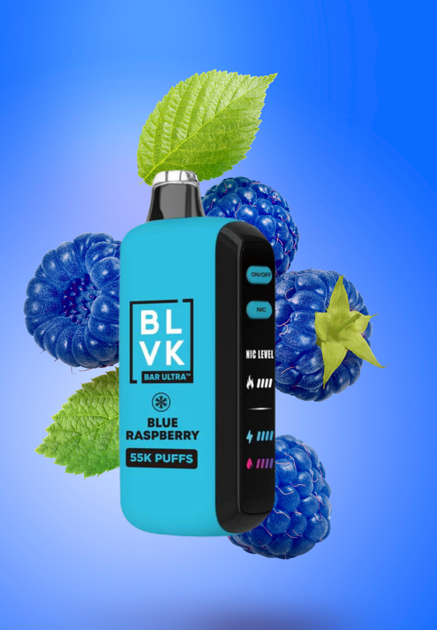 BLVK Ultra 55K Puff Blue Raspberry