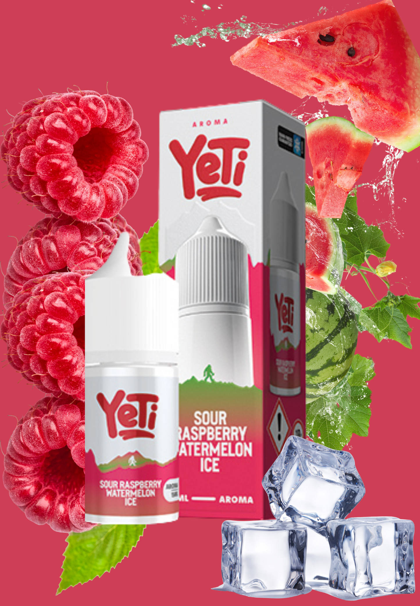 Yeti Summit Series – Sour Raspberry Watermelon Ice Salt/MTL Aroma 30ml