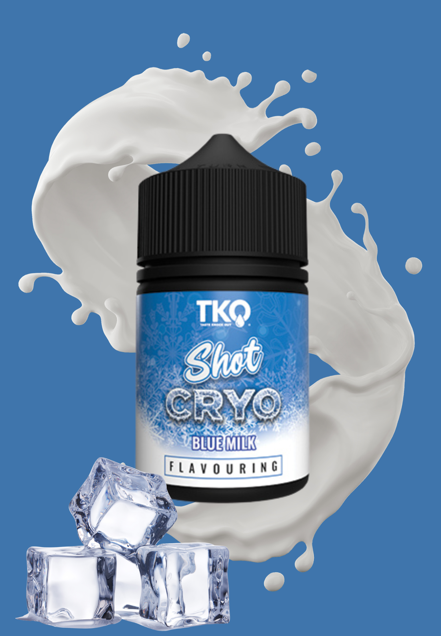 TKO Cryo Blue Milk Salt/MTL Longfill Flavouring Shot 60ml