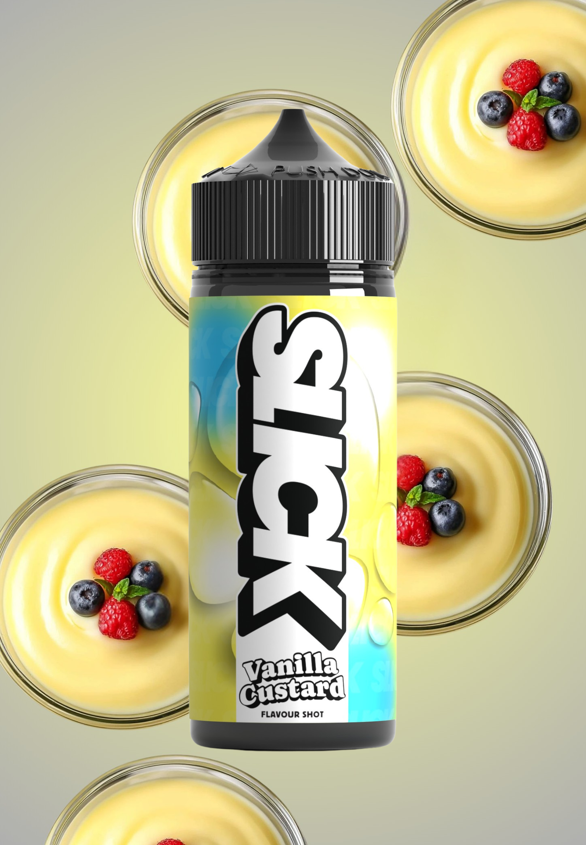 Slick Hybridfill 120ml - Vanilla Custard
