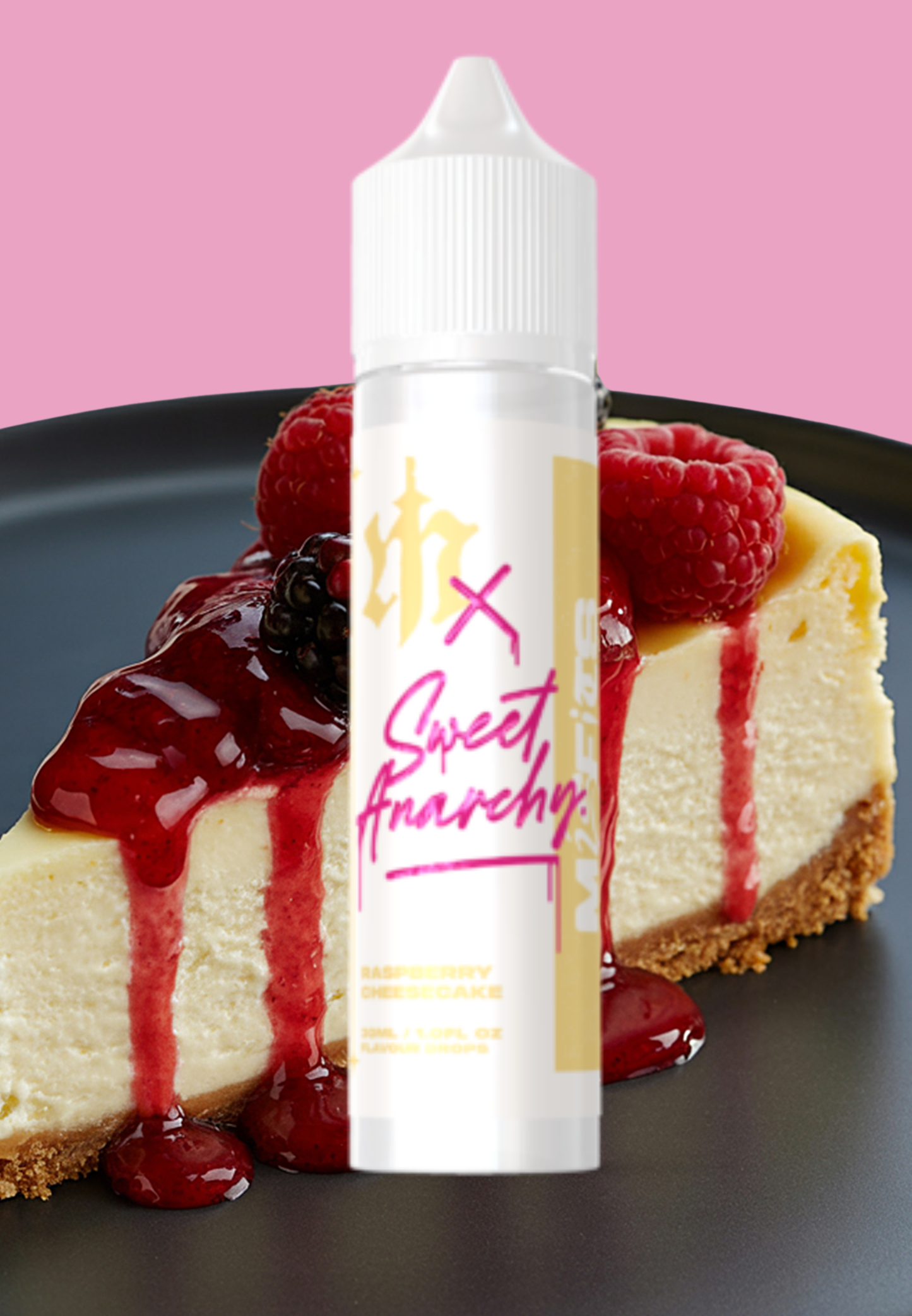 Misfits x Sweet Anarchy Salt/MTL Longfill - Raspberry Cheesecake
