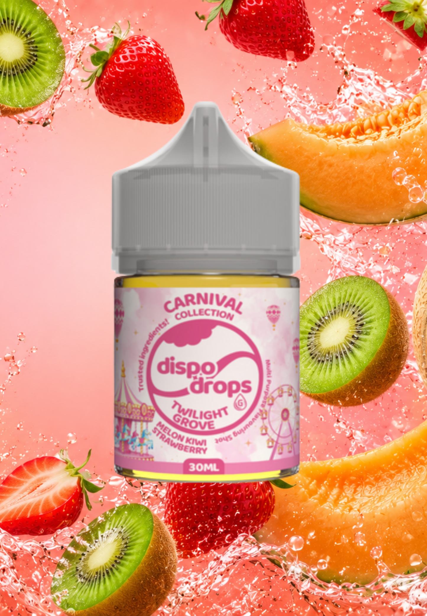 G-Drops Salt Nic/MTL Longfill - Dispo Drops Twilight Grove Carnival Collection