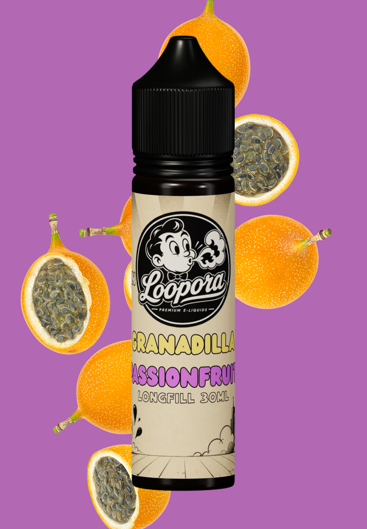 Loopora Salt / Mtl Longfill Aroma - 60ml Granadilla Passionfruit