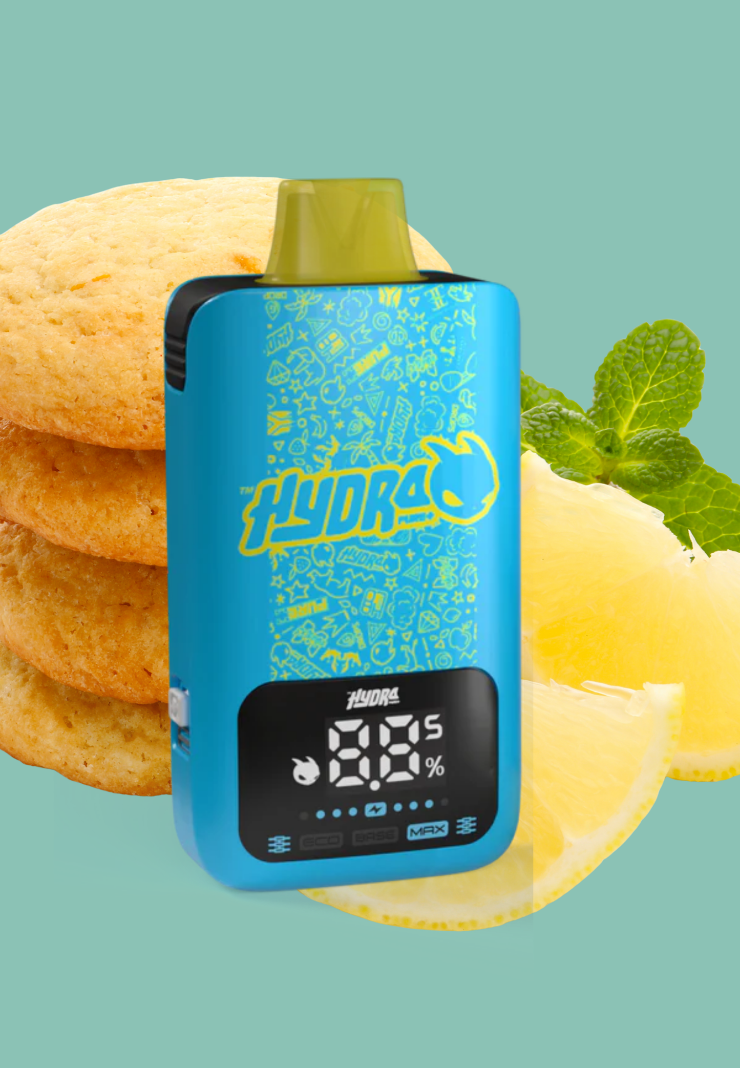 HYDRA Kit Lemon Biscuit (25,000 puff) 20mg