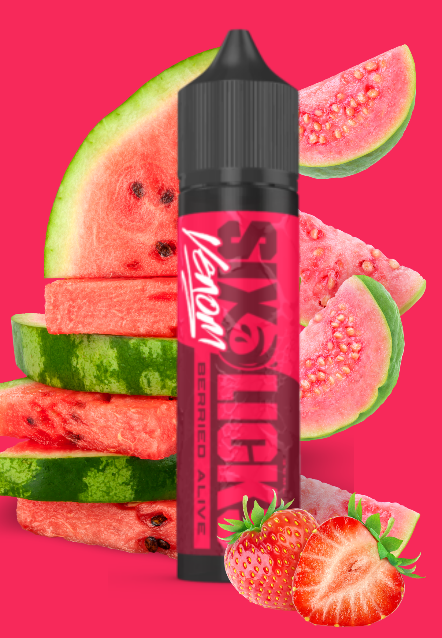 Six Licks Venom Salt/MTL Longfill Aroma 60ml Berried Alive