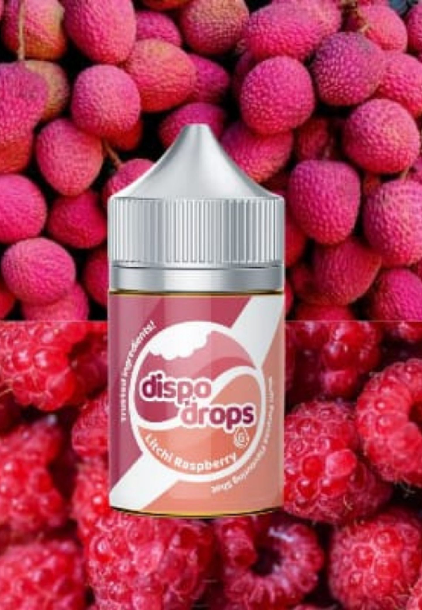 G-Drops Salt Nic/MTL Longfill - Dispo Drops Litchi Raspberry Flavouring