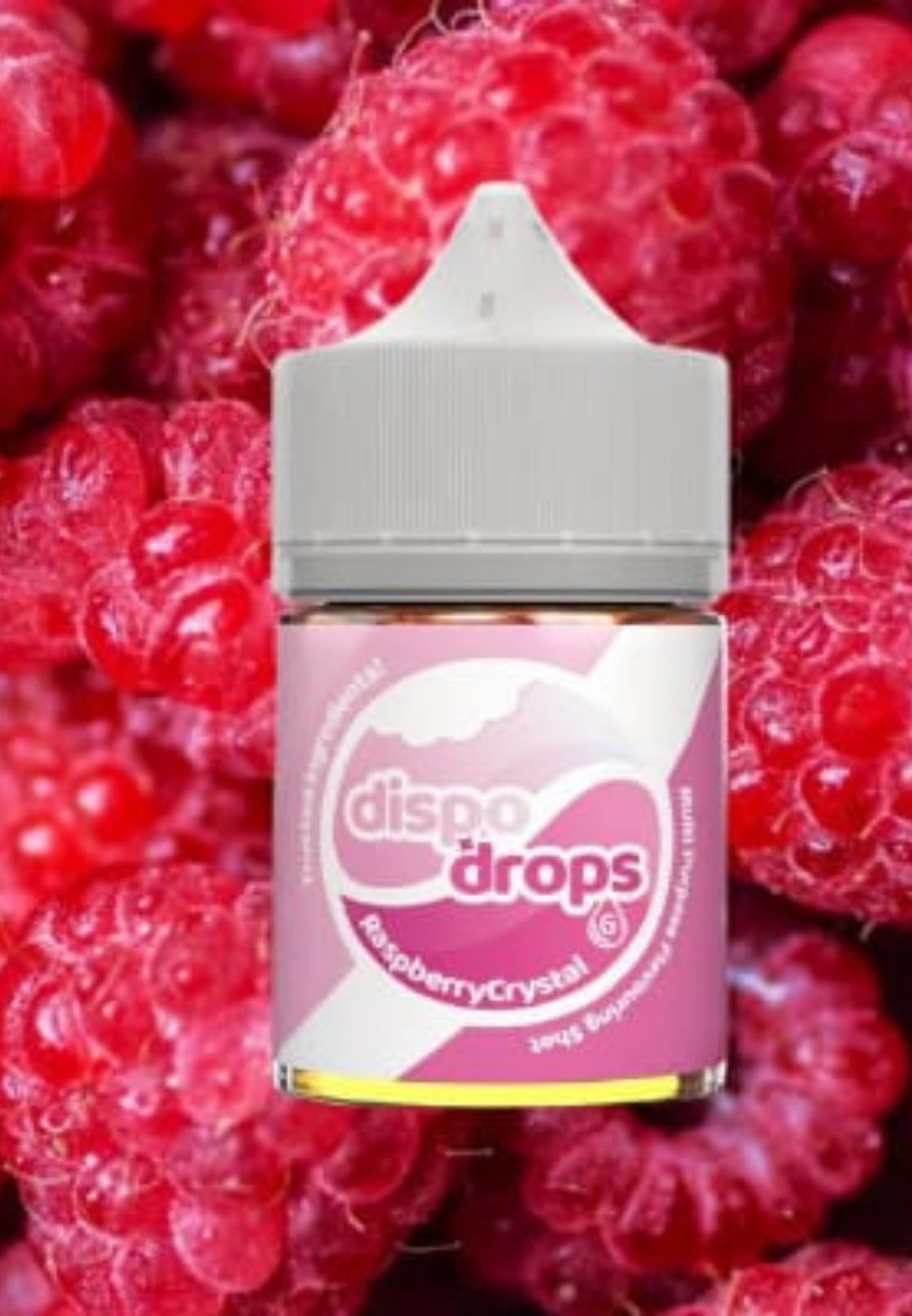 G-Drops Salt Nic/MTL Longfill - Dispo Drops Raspberry Crystal Flavouring