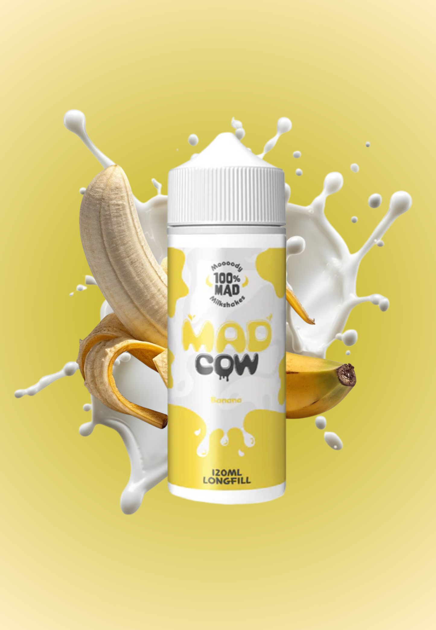Mad Cow Longfill Flavouring - Banana Milkshake