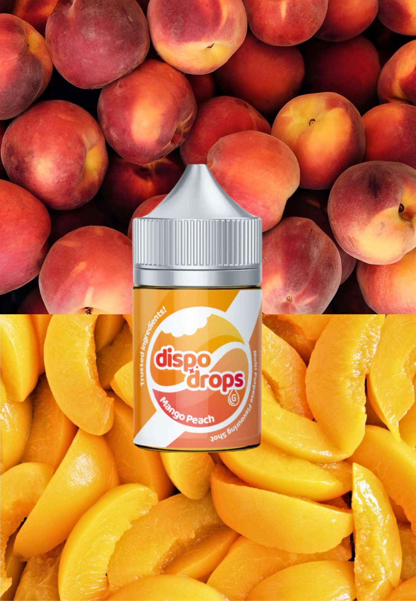 G-Drops Salt Nic/MTL Longfill - Dispo Drops Mango Peach Flavouring