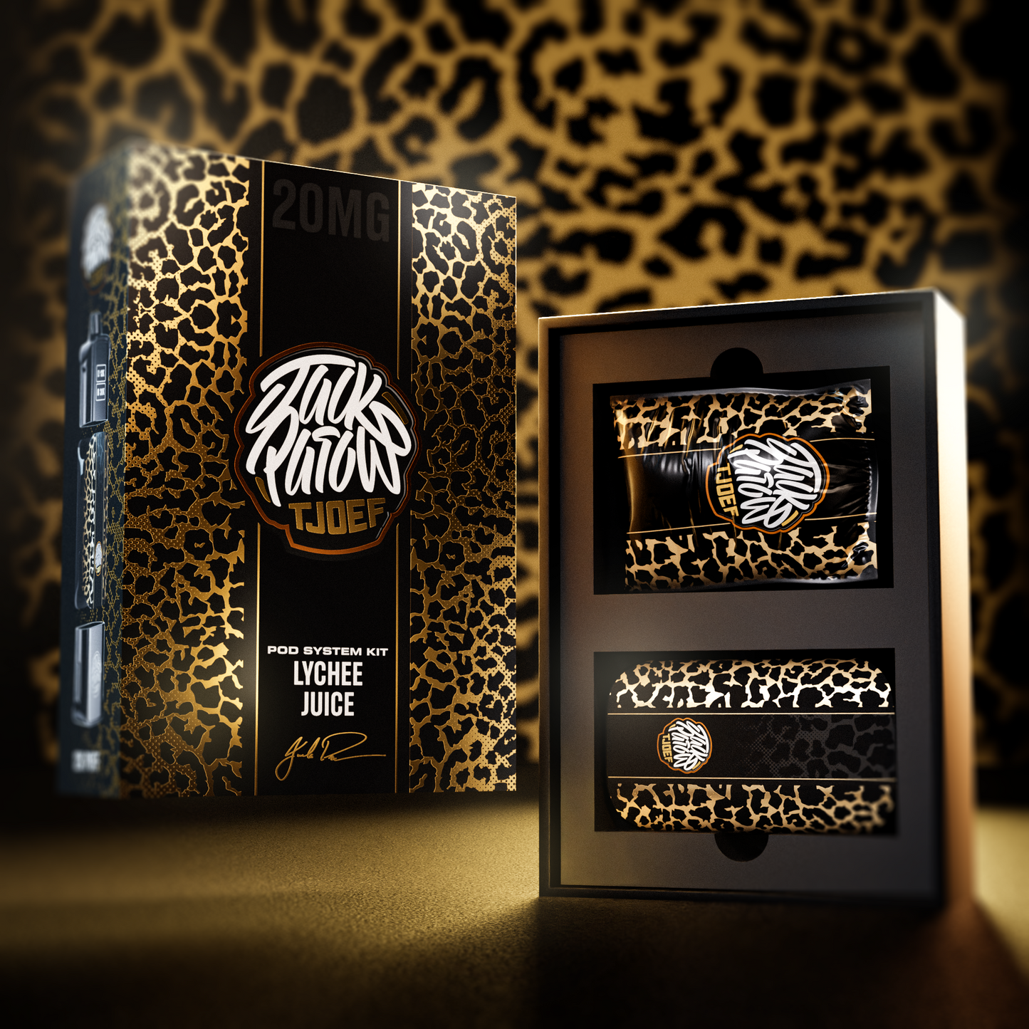 JP Tjoef Bewolk X Pod System Kit - Lychee Juice 20mg
