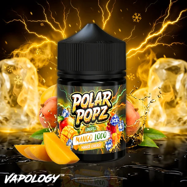 Vapology - Polar Energy Mango Loco 60ml Longfill