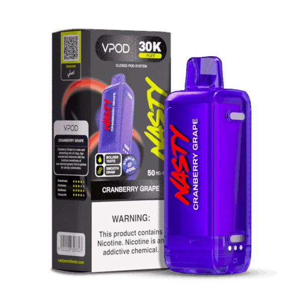 Nasty VERSA S VPOD 30000 – 50mg (Cranberry Grape)