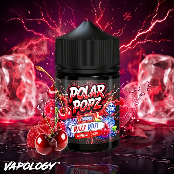 Vapology - Polar Energy Razz Riot 60ml Longfill