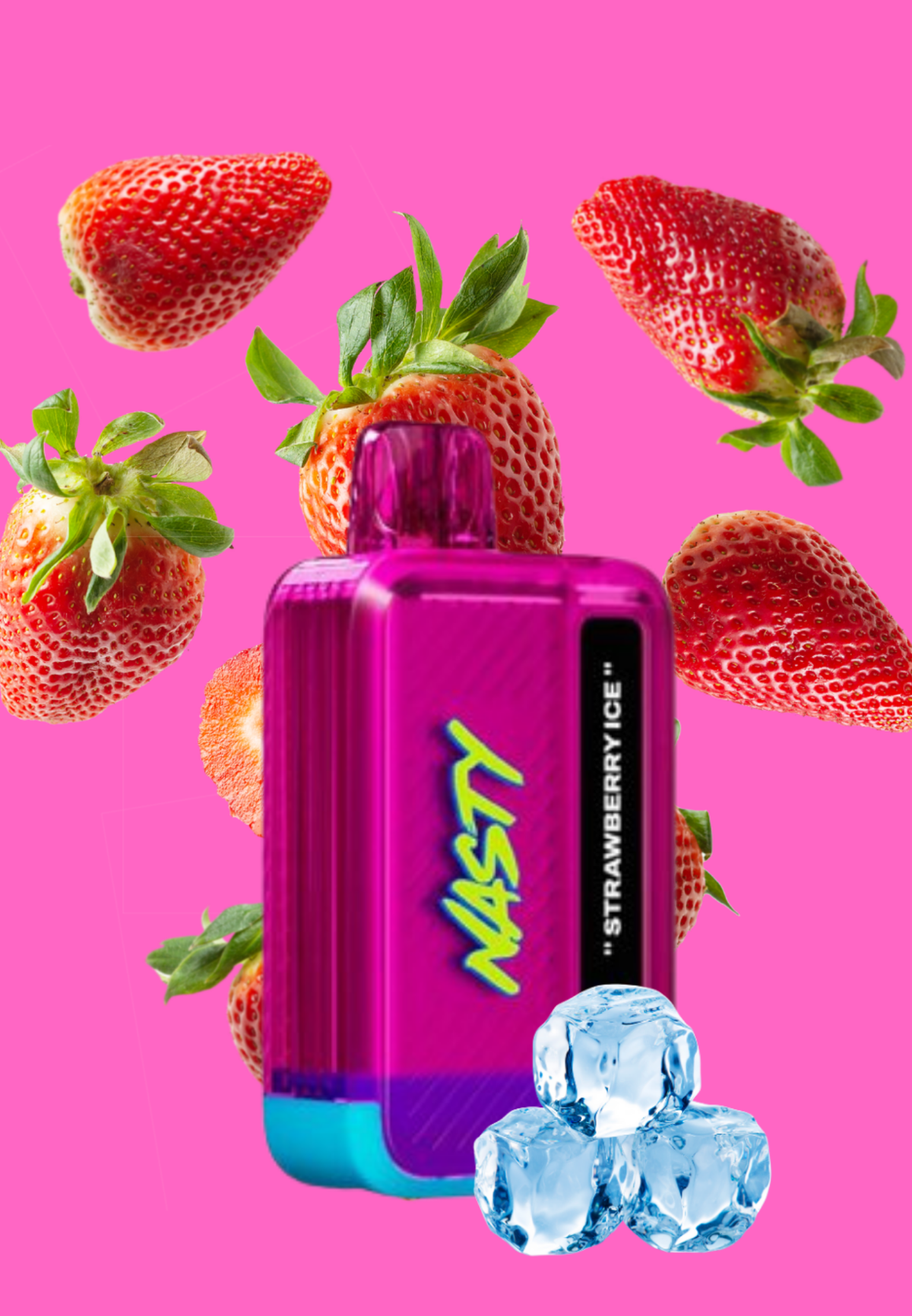 Nasty Bar 9000 Disposable Pod Device ( Strawberry Ice )