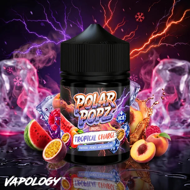 Vapology - Polar Energy Tropical Charge 60ml Longfill
