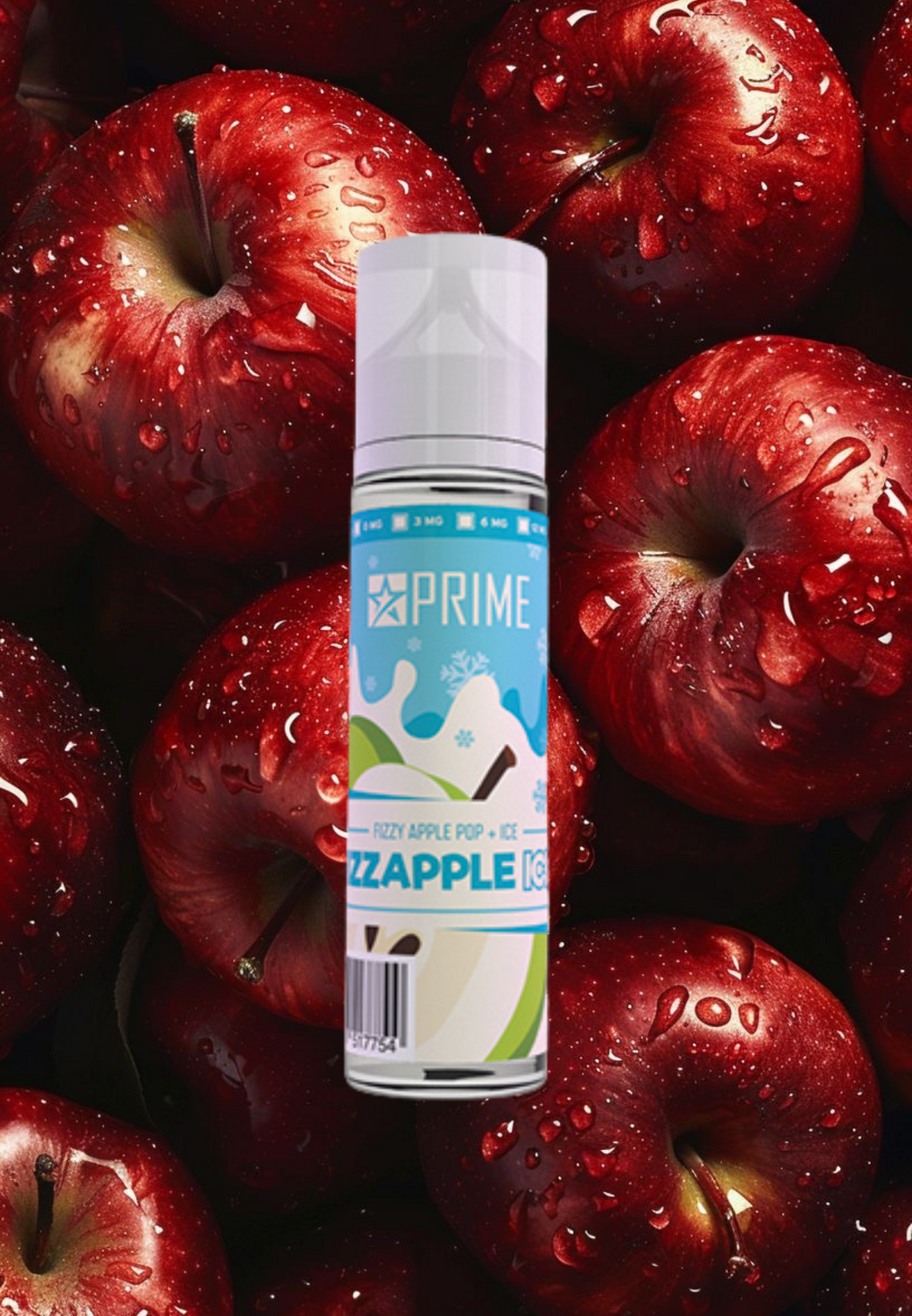 Prime E-Liquid - Fizz Apple on Ice 3mg
