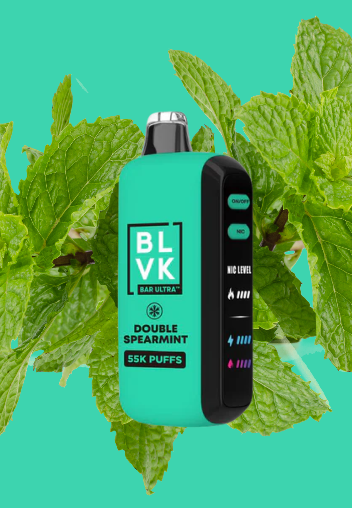 BLVK Ultra 55K Puff Double Spearmint