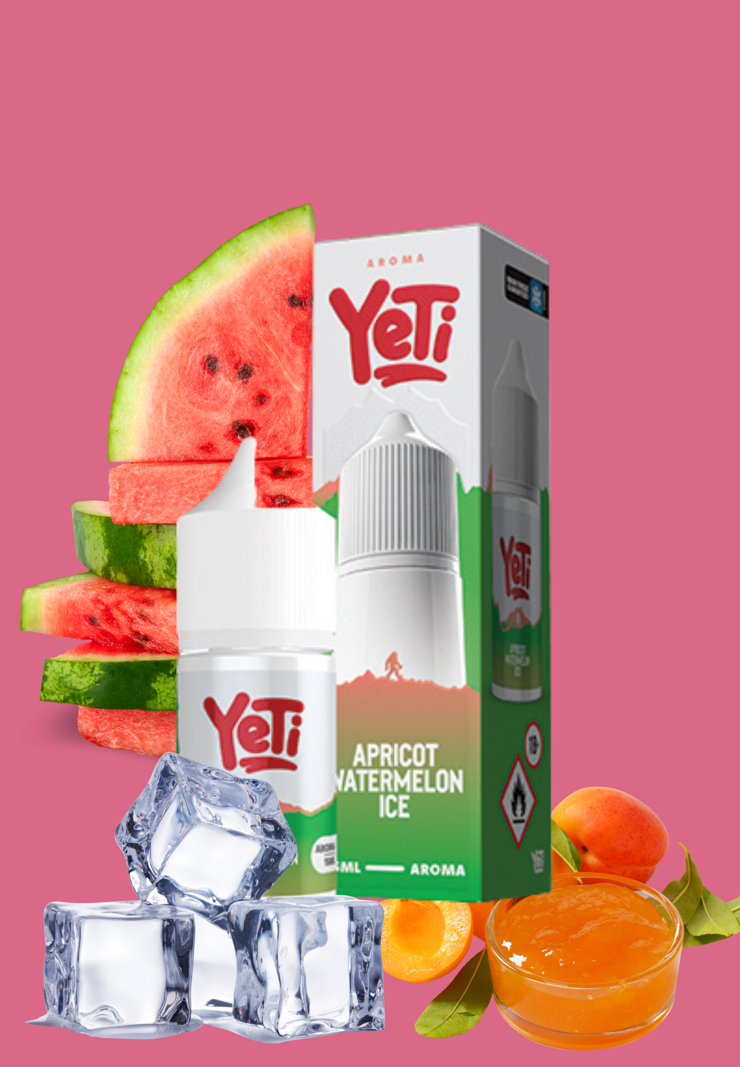 Yeti Summit Series – Apricot Watermelon Ice Salt/MTL Aroma 30ml