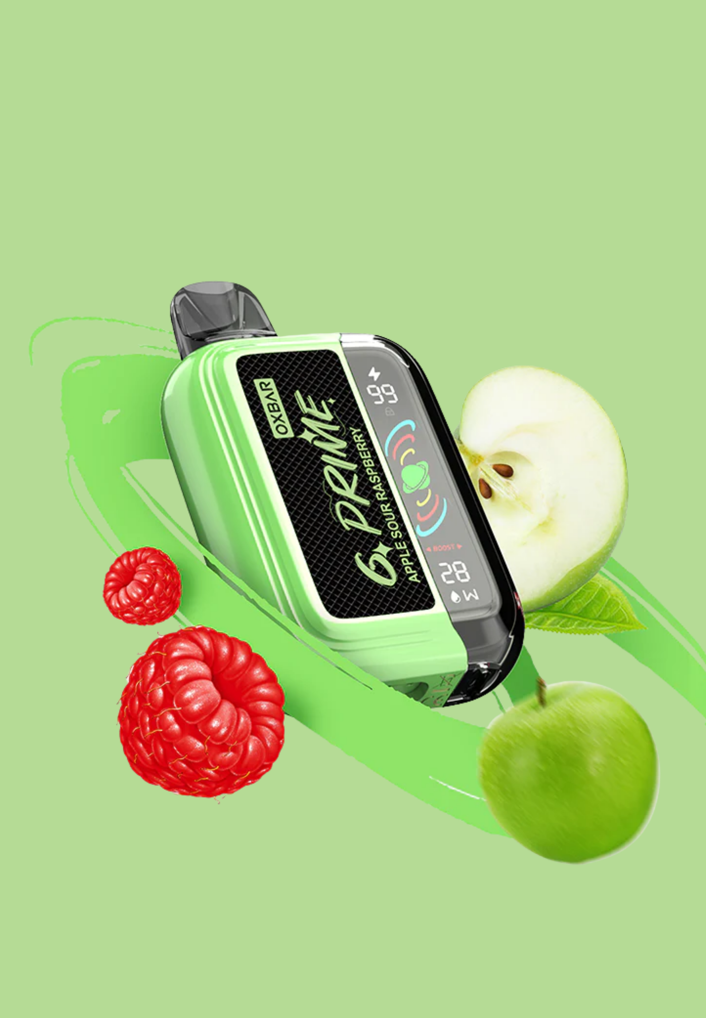 OXBAR GPrime 25 000 Puff Disposable 50mg Apple Sour Raspberry