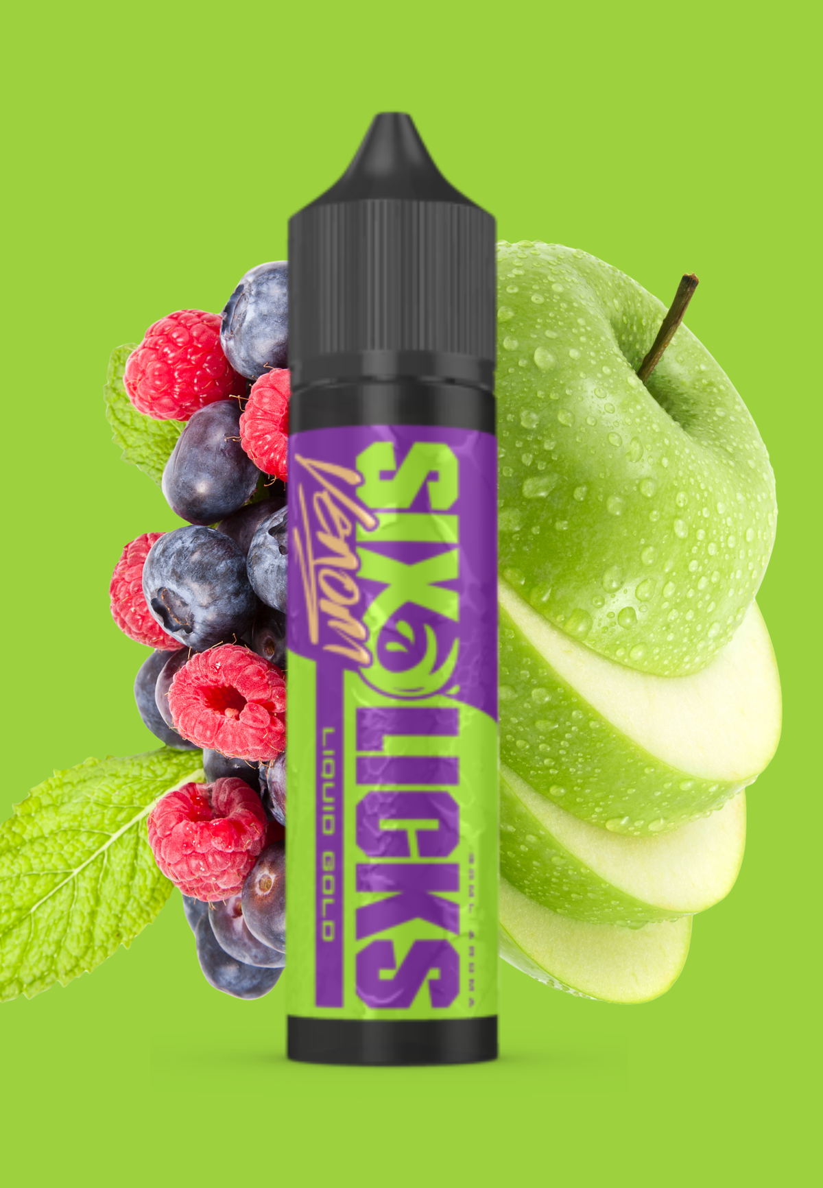Six Licks Venom Salt/MTL Longfill Aroma 60ml Liquid Gold