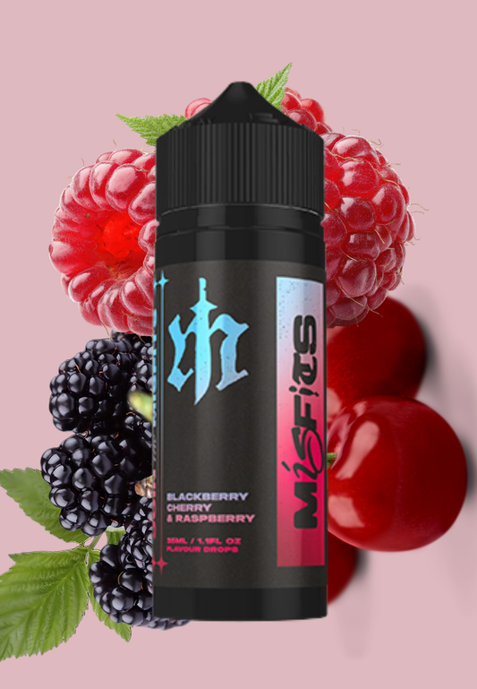 Misfits Longfill - Blackberry Cherry & Raspberry