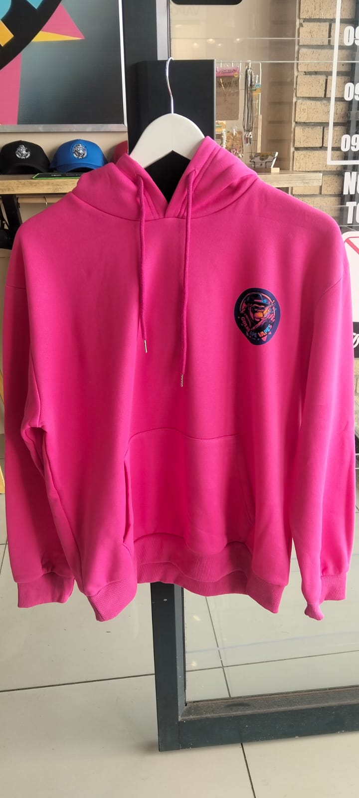 Hoodie - Bright Pink