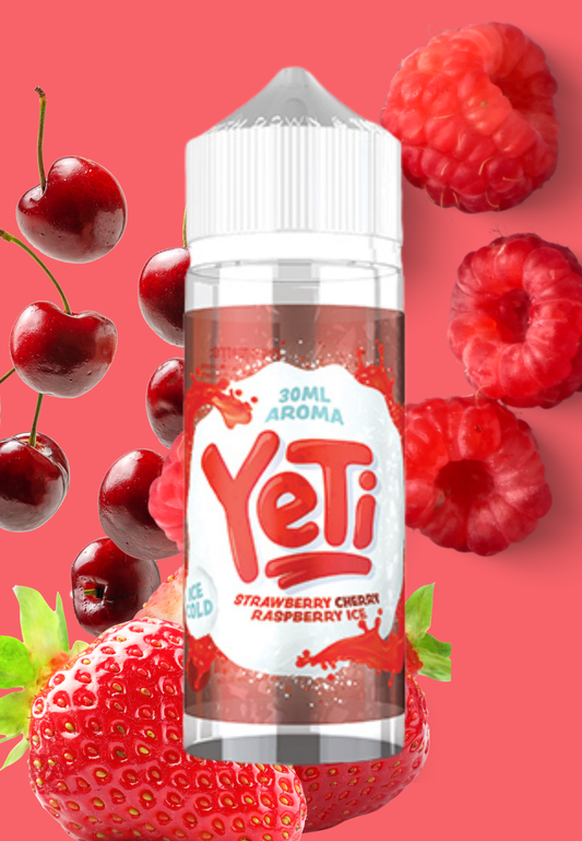 Yeti Longfill Aroma - Strawberry Cherry Raspberry Ice