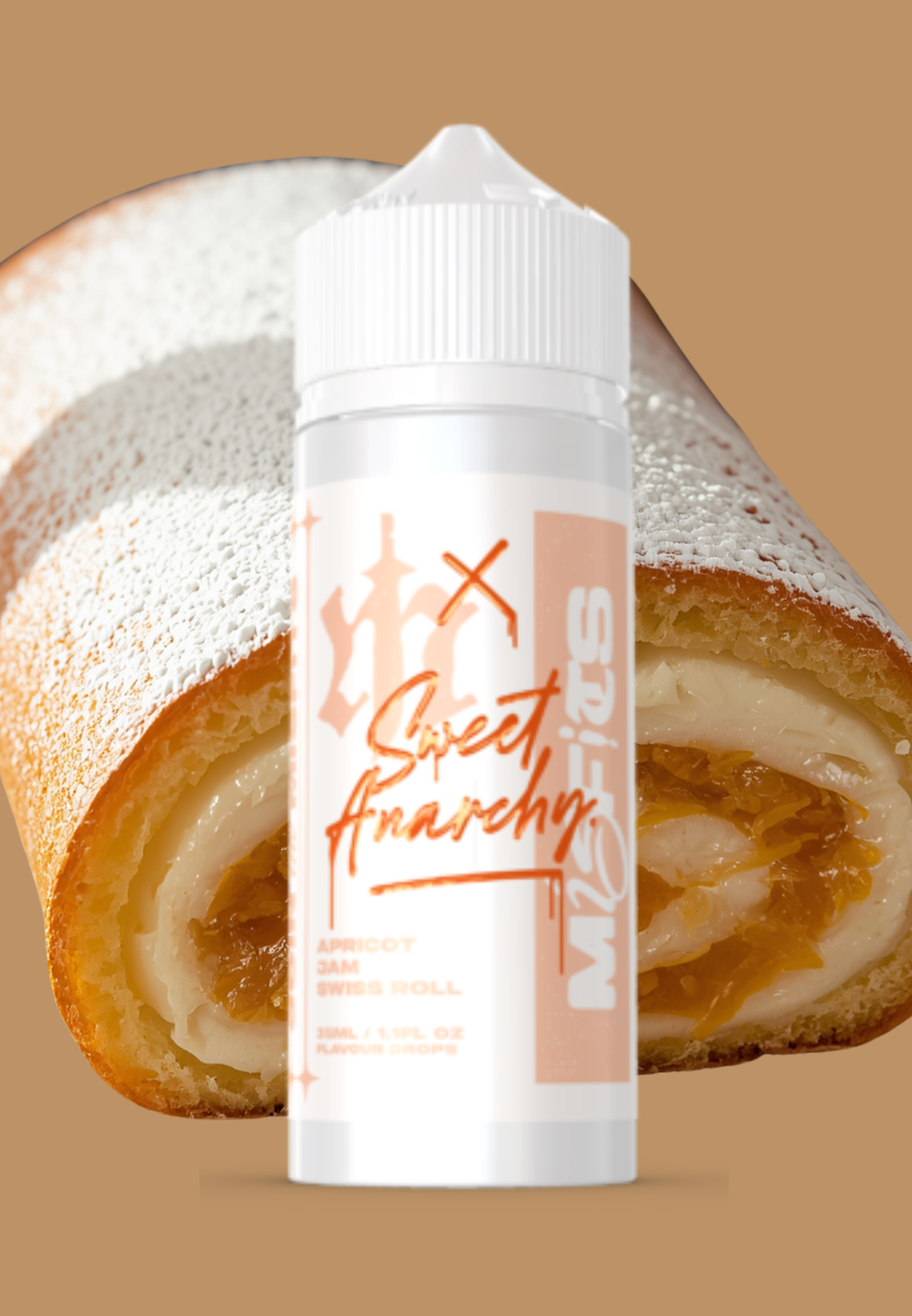 Misfits x Sweet Anarchy Longfill - Apricot Jam Swiss Roll