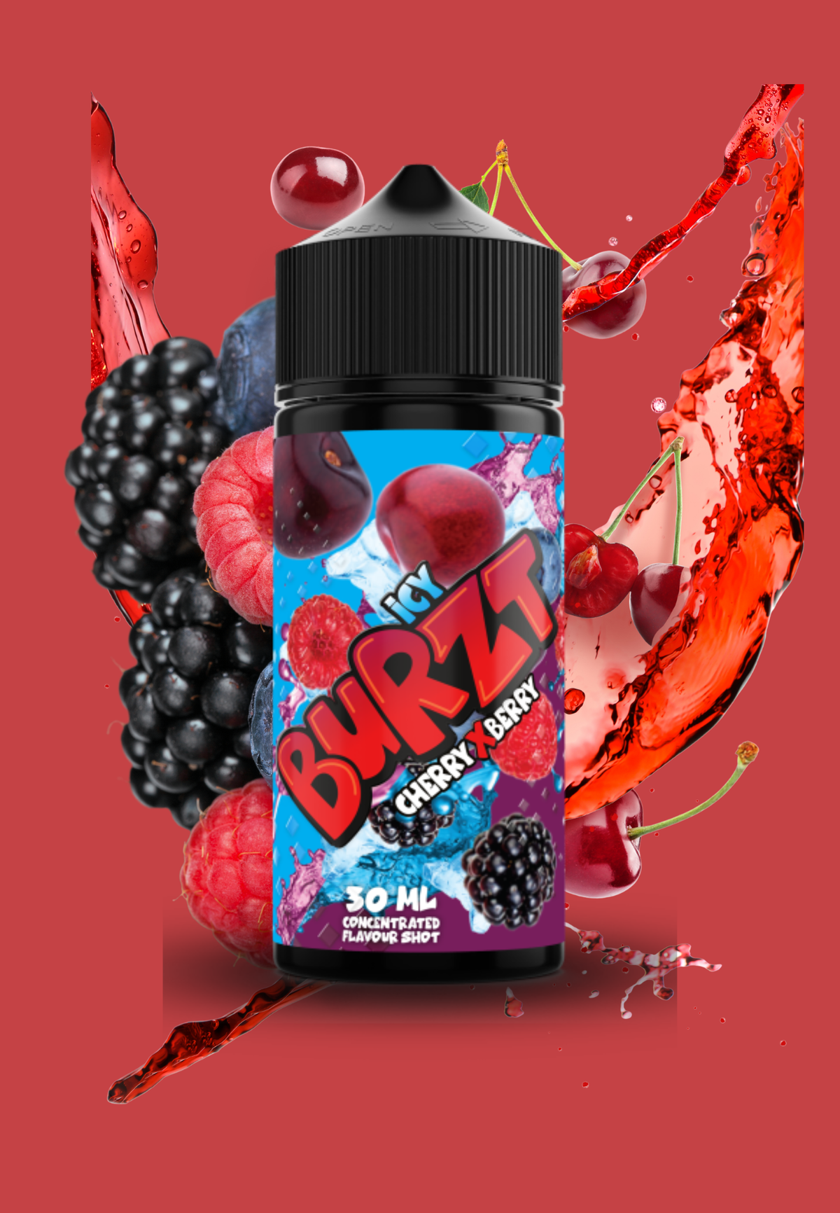 BURZT – Cherry Berry Ice – Longfill Flavour Shot