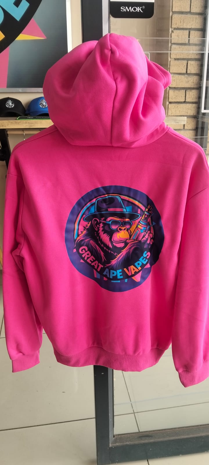 Hoodie - Bright Pink