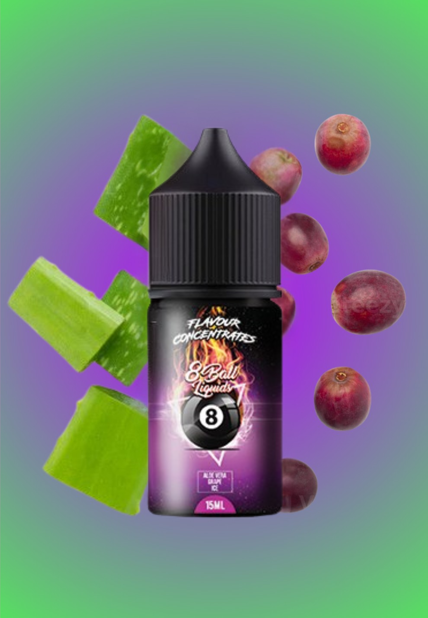 8 Ball Salt/MTL Longfill - Aloe Vera Grape Ice
