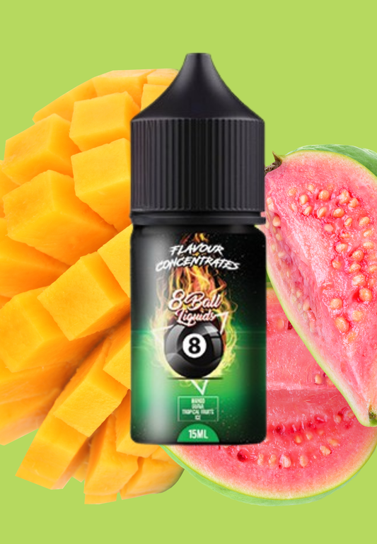 8 Ball Salt/MTL Longfill - Mango Guava Tropical Fruits Ice