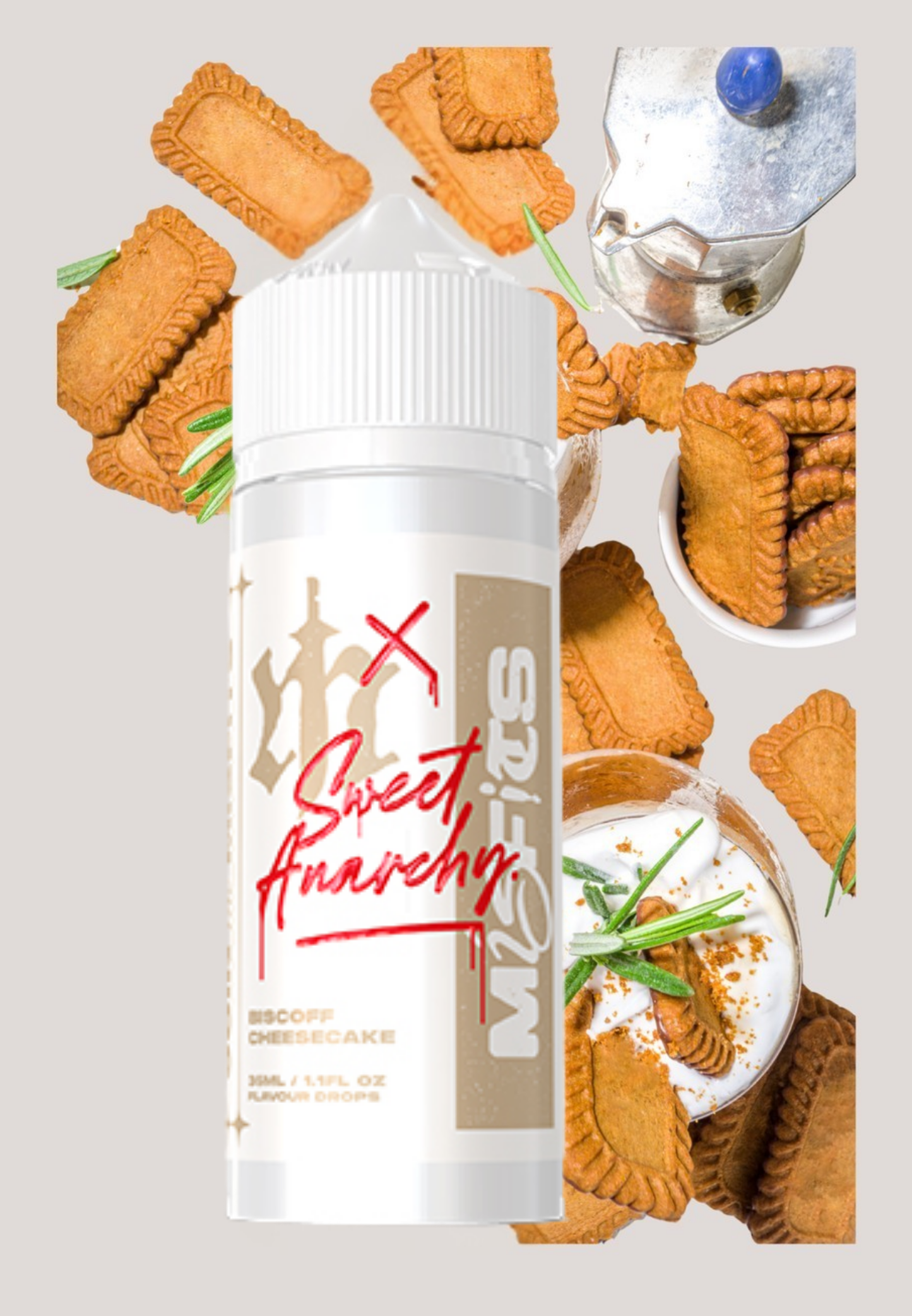 Misfits Freebase Longfill - Biscoff Cheesecake