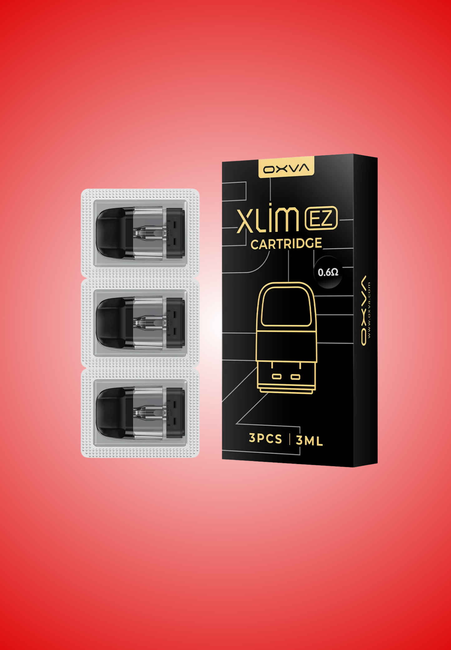 OXVA Xlim EZ Replacement Vape Pod 3ml  0.6 ohm