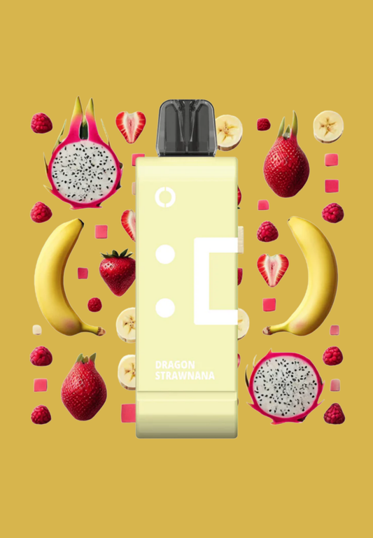 Elf Bar EW9000 puff 50mg pod - Dragon Strawnana