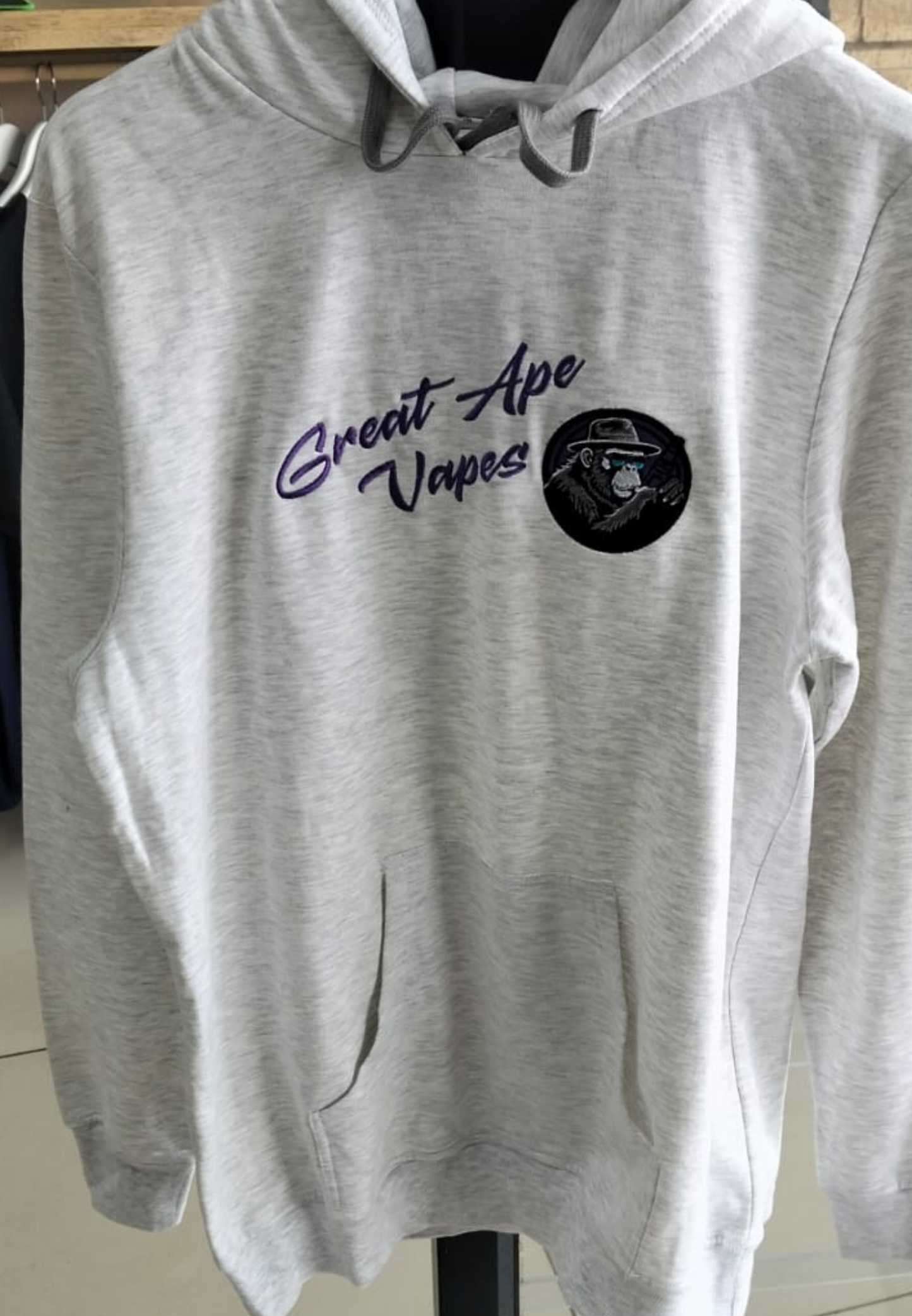 Hoodie - Grey Melange