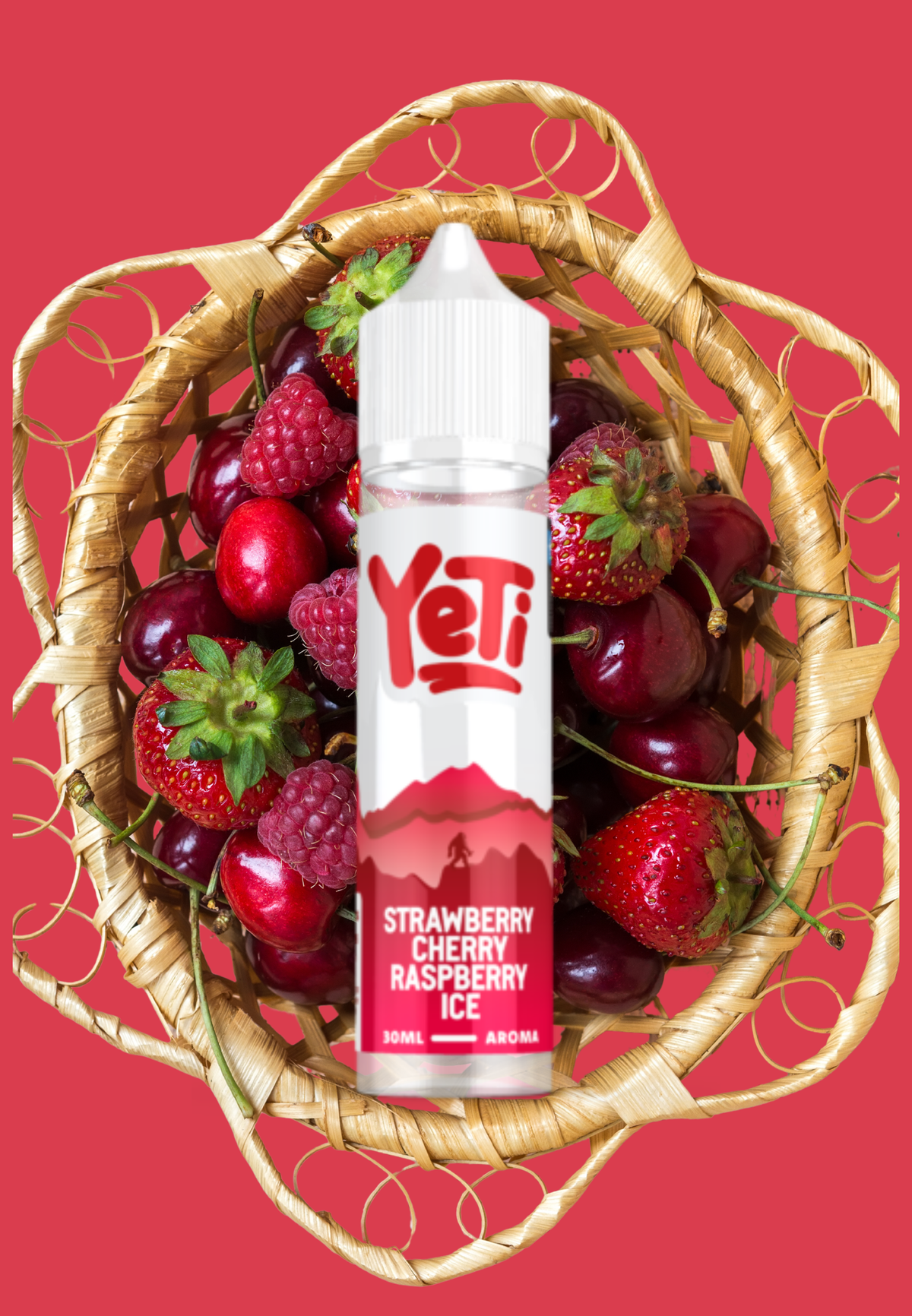 Yeti Summit Series – Strawberry Cherry Raspberry Ice Salt/MTL Aroma 60ml