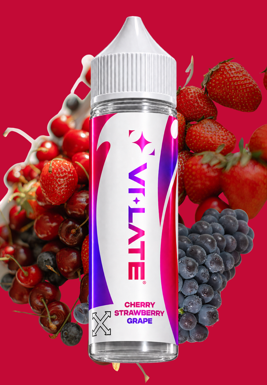 Violate Vi Late 60ml Shortfill - Cherry Strawberry Grape