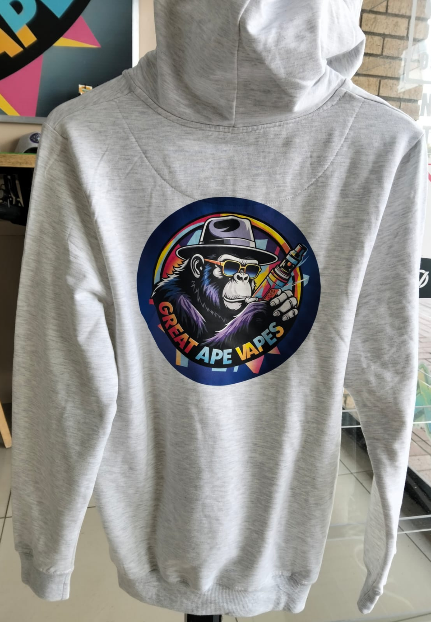 Hoodie - Grey Melange