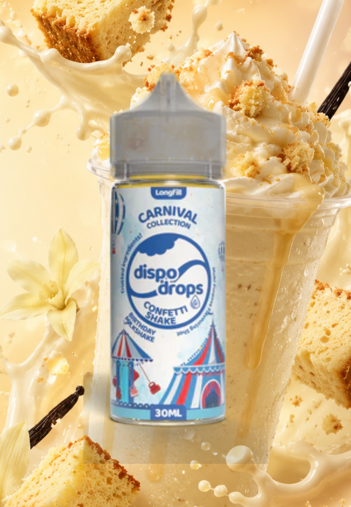 G-Drops Longfill - Dispo Drops Confetti Shake Carnival Collection