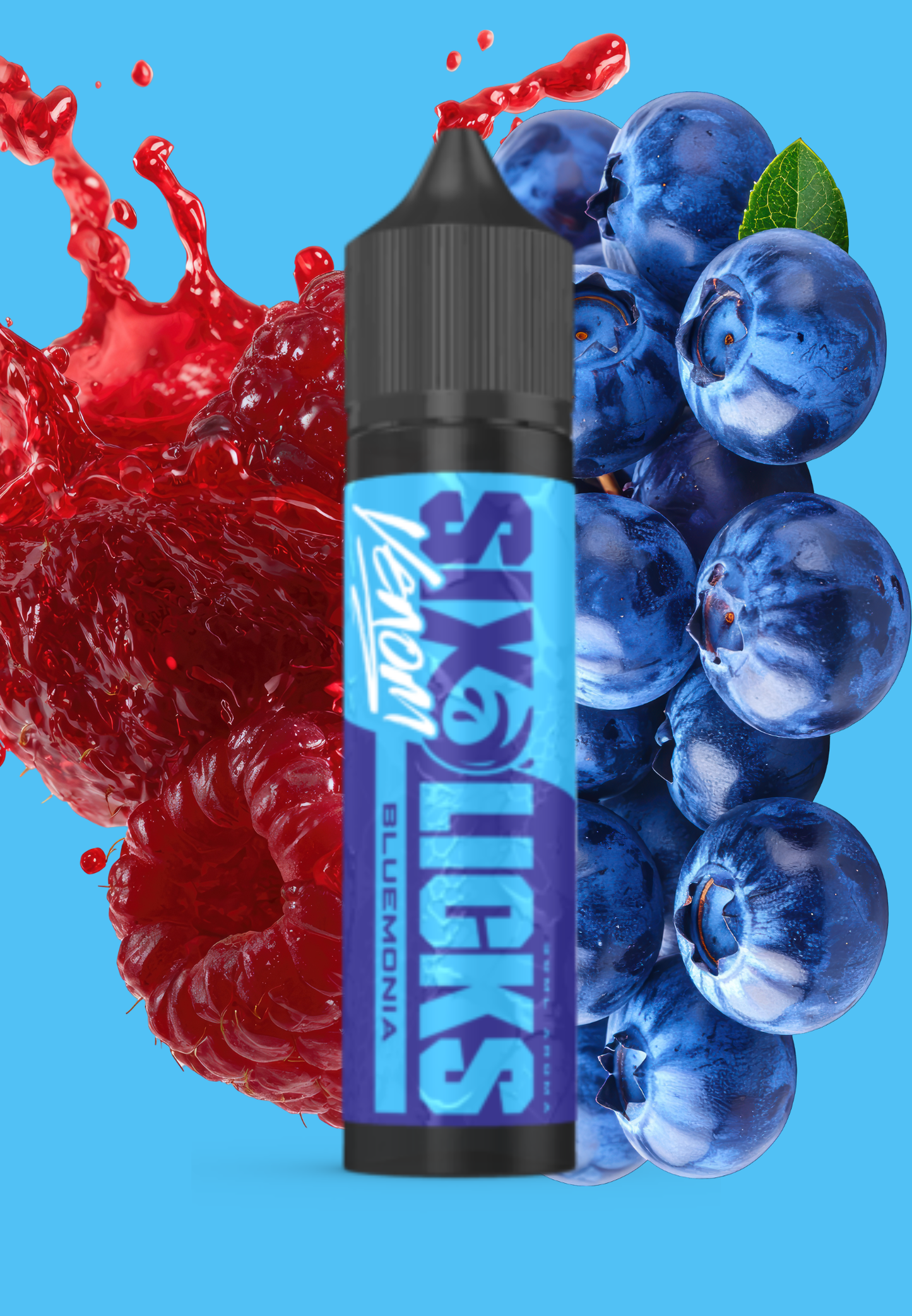 Six Licks Venom Salt/MTL Longfill Aroma 60ml Bluemonia
