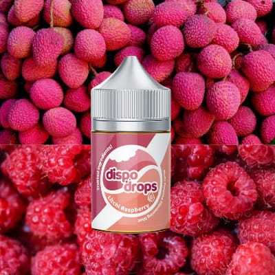 G-Drops Salt Nic/MTL Longfill - Dispo Drops Litchi Raspberry Flavouring