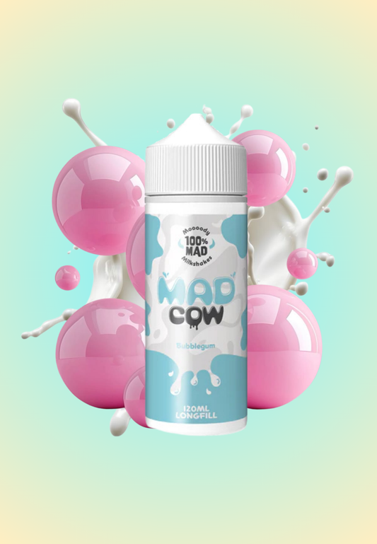 Mad Cow Longfill Flavouring - Bubblegum Milkshake