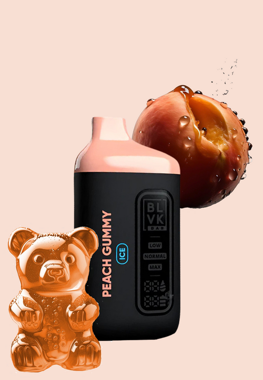 BLVK Bar Peach Gummy Ice (20k puff )50mg