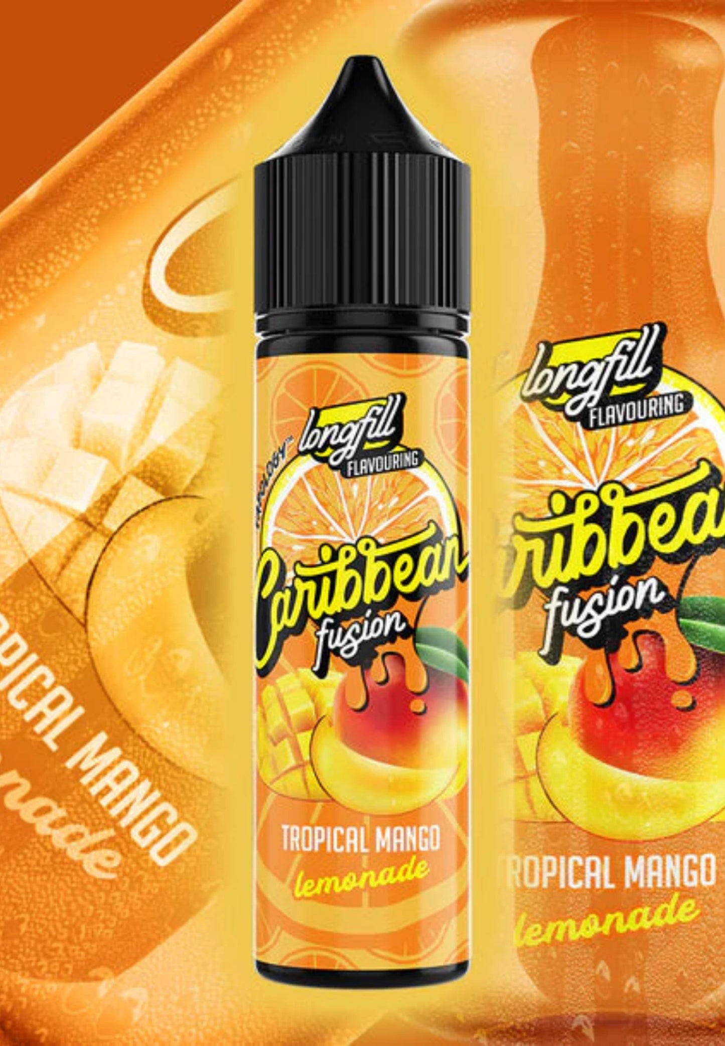 Vapology Carribean Fusion -Tropical Mango Lemonade Long Fill 60ml