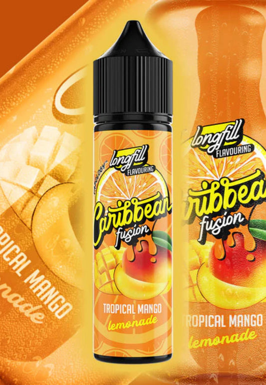 Vapology Carribean Fusion -Tropical Mango Lemonade Long Fill 60ml