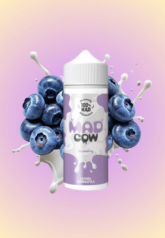 Mad Cow Longfill Flavouring - Blueberry Milkshake