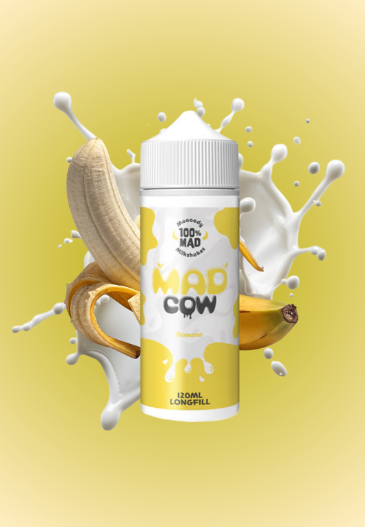 Mad Cow Longfill Flavouring - Banana Milkshake