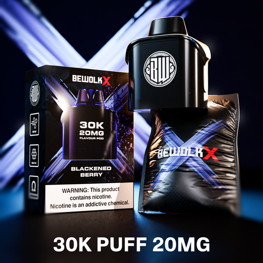 Bewolk X - 30k Blackened Berry 20mg Pod